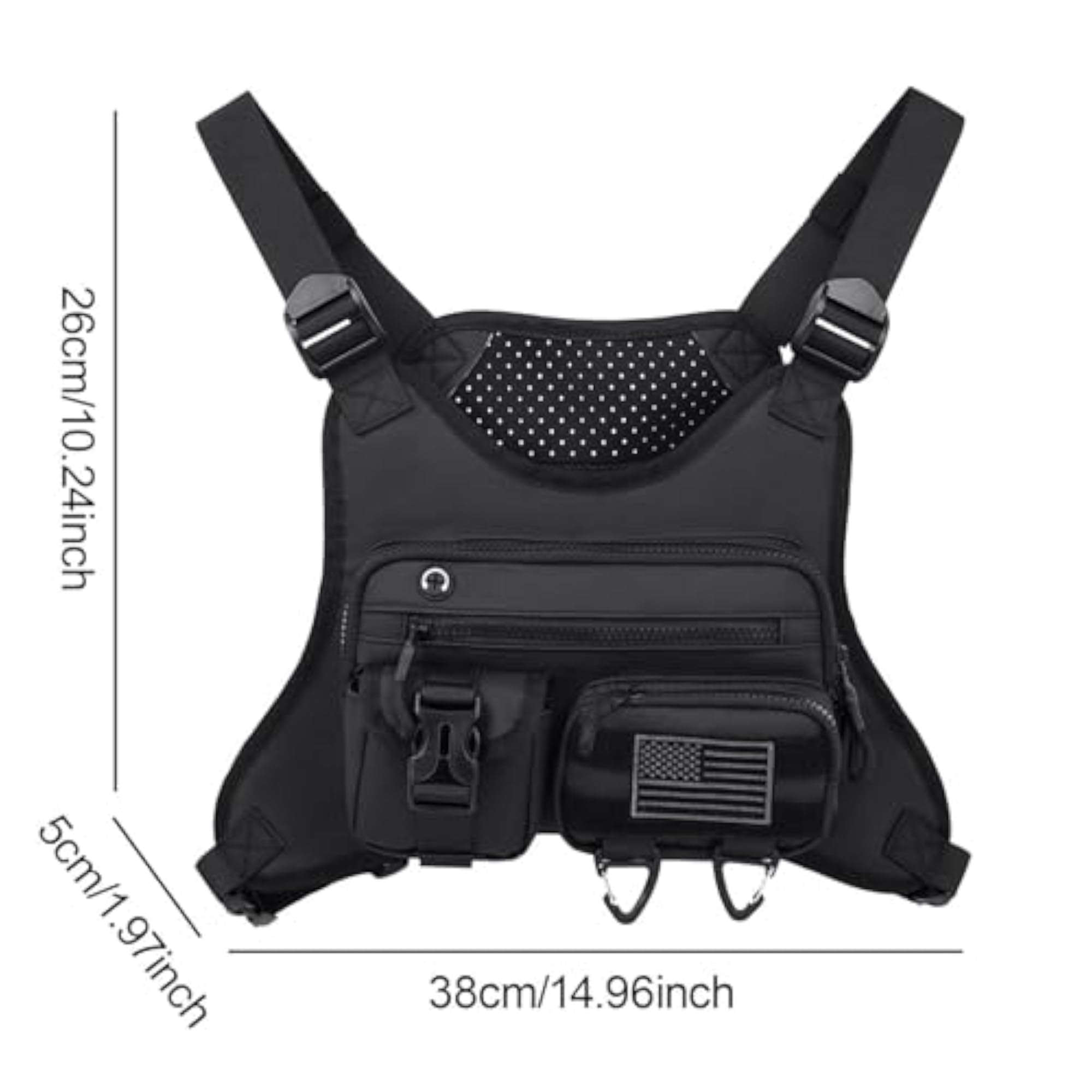 Breathable Chest Backpack for Outdoor, Men and Women
